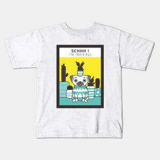 Incredible invisible Pug Kids T-Shirt